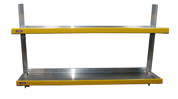 BRUTE, Folding Shelves Aluminum Construction Preassembled, HFS2172T